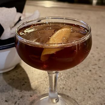 Bida Manda - "Old Manhattan" fusion cocktail - Laotian Near Me - Raleigh, North Carolina