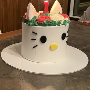 Sugar n Flakes Bakery & Cafe - Custom eggless Hello Kitty smash cake - vanilla cake, vanilla frosting - Bakeries Near Me - Bellevue, Washington Sugar n Flakes Bakery & Cafe - Custom eggless Hello Kitty smash cake - vanilla cake, vanilla frosting - Bakeries Near Me - Bellevue, Washington