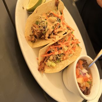 Perfect Pear Bistro - Spicy Asian Pork Tacos - New American Near Me - Tempe, Arizona