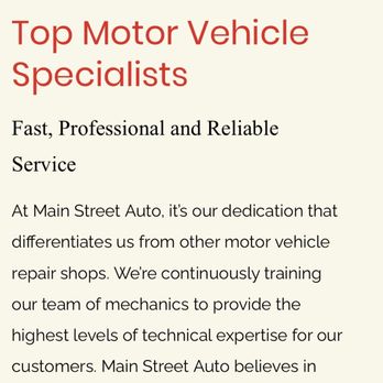 Main Street Auto - Auto Repair Near Me - Mountain Grove, Missouri Main Street Auto - Auto Repair Near Me - Mountain Grove, Missouri