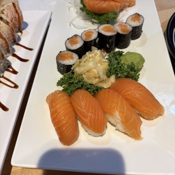 eSushi - Salmon Combination - Japanese Near Me - Mt Prospect, Illinois eSushi - Salmon Combination - Japanese Near Me - Mt Prospect, Illinois