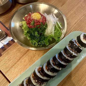 Ondam - Bulgogi Gimbap and Beef Tartare - Korean Near Me - Santa Clara, California Ondam - Bulgogi Gimbap and Beef Tartare - Korean Near Me - Santa Clara, California
