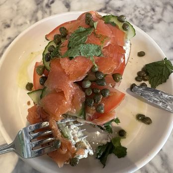 Mae's Market and Cafe - This the smoked salmon avocado toast. - Sandwiches Near Me - Alexandria, Virginia Mae's Market and Cafe - This the smoked salmon avocado toast. - Sandwiches Near Me - Alexandria, Virginia