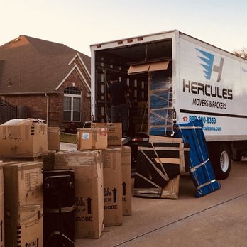 Hercules Movers & Packers - Loading a truck - Movers Near Me - Houston, Texas Hercules Movers & Packers - Loading a truck - Movers Near Me - Houston, Texas