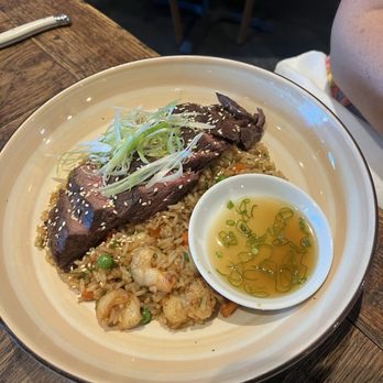 Gemma - Steak fried rice with shrimp - French Near Me - Dallas, Texas Gemma - Steak fried rice with shrimp - French Near Me - Dallas, Texas