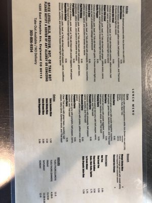 Menu photo 7 Aung's Bangkok Cafe Englewood, CO Menu photo 7 Aung's Bangkok Cafe Englewood, CO