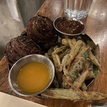 Ghee Indian Kitchen - Crispy Okra - Indian Near Me - Miami, Florida Ghee Indian Kitchen - Crispy Okra - Indian Near Me - Miami, Florida