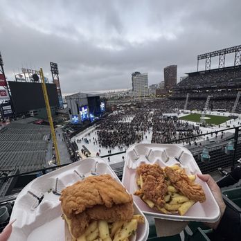 Oracle Park - Snacks - chicken tenders and garlic fries - Stadiums & Arenas Near Me - San Francisco, California