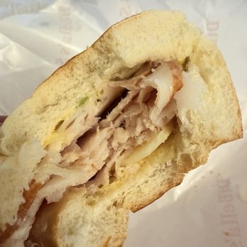 DiBella's Subs - Turkey with Swiss cheese, tomato, lettuce, banana, peppers, mayo, and honey mustard - Delis Near Me - Milford, Connecticut