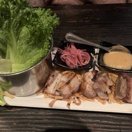 Pork Belly Lettuce Wraps