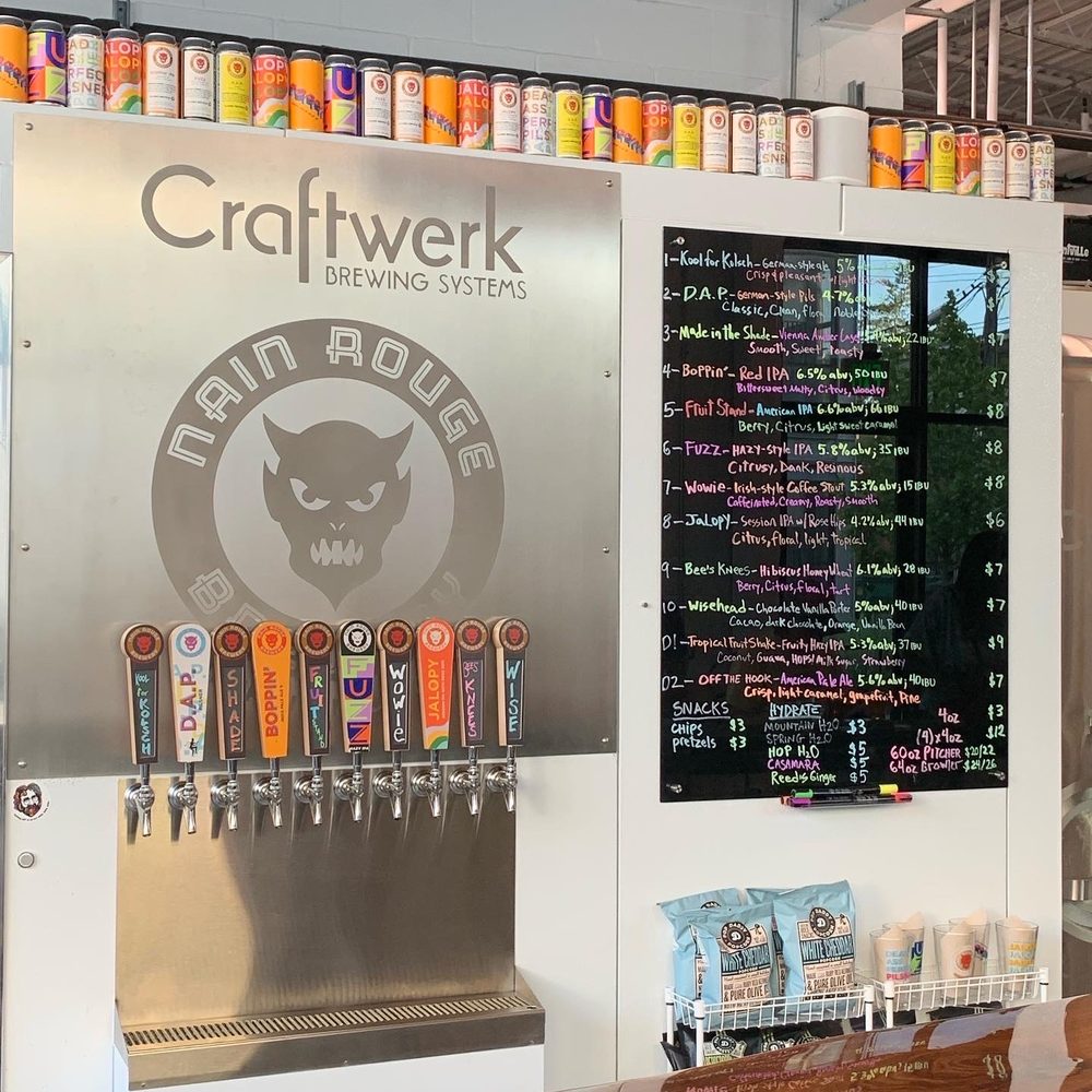 Nain Rouge Brewery - beer taps and menus - Brewpubs Near Me - Detroit, Michigan Nain Rouge Brewery - beer taps and menus - Brewpubs Near Me - Detroit, Michigan