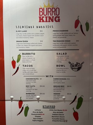 Menu photo 2 Burro King Mexican Grill Lago Vista, TX Menu photo 2 Burro King Mexican Grill Lago Vista, TX