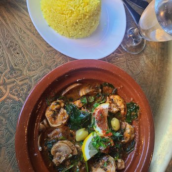 Oasis Restaurant - Shrimp tagine - Mediterranean Near Me - Cranford, New Jersey