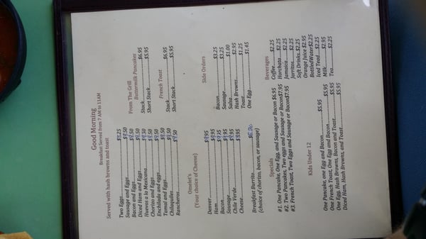 Menu photo 5 Medusa's Cambria, CA