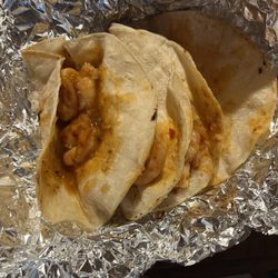 La Villa - Plain shrimp tacos