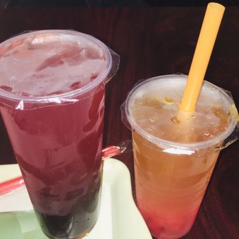Crunchik'n - Strawberry bubble tea with boba and peach tea with strawberry jelly. - Korean Near Me - Philadelphia, Pennsylvania Crunchik'n - Strawberry bubble tea with boba and peach tea with strawberry jelly. - Korean Near Me - Philadelphia, Pennsylvania