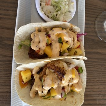 The Wharf - Blackened Sea Bass Tacos - Seafood Near Me - Warren, Rhode Island The Wharf - Blackened Sea Bass Tacos - Seafood Near Me - Warren, Rhode Island