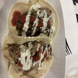 Pork and brisket tacos Pork and brisket tacos
