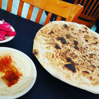 Jerusalem Steakhouse - Pita bread and hummus - Salad Near Me - Brooklyn, New York