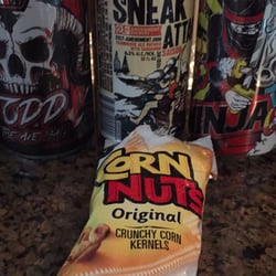 Corner Food Mart Shell Specialty Beer & Wine - Rancid ass corn nuts