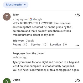 Twin Mountain Campground - My post on Google and then her comment.. - Campgrounds Near Me - Twin Mountain, New Hampshire Twin Mountain Campground - My post on Google and then her comment.. - Campgrounds Near Me - Twin Mountain, New Hampshire