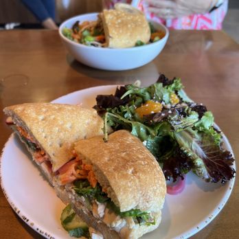 Urbane Cafe - UC Banh Mi sandwich; Crunchy Peanut Salad - Sandwiches Near Me - Bakersfield, California Urbane Cafe - UC Banh Mi sandwich; Crunchy Peanut Salad - Sandwiches Near Me - Bakersfield, California