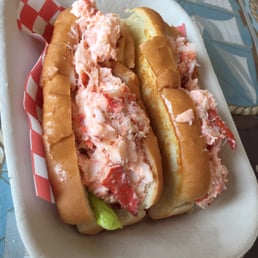 the local treat, i give you the lobster roll!