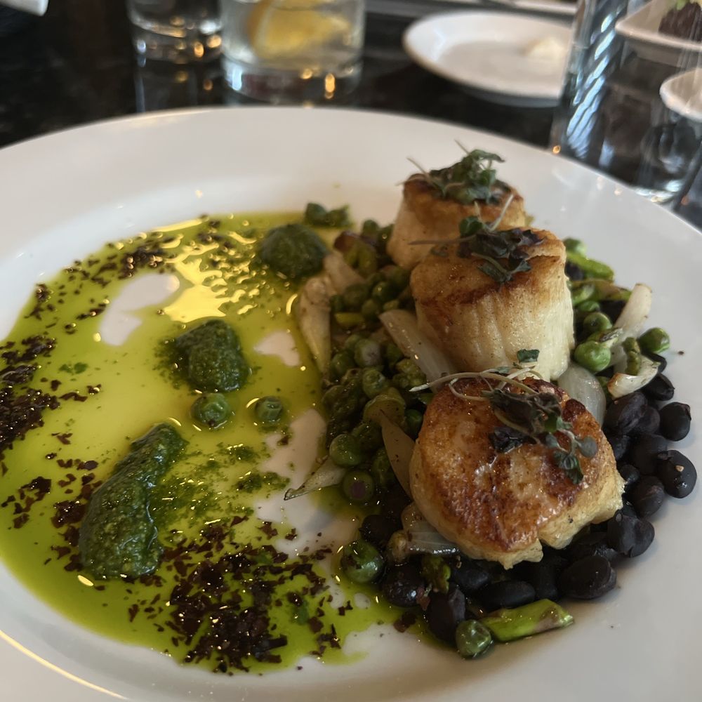 Scallops with seaweed butter Scallops with seaweed butter