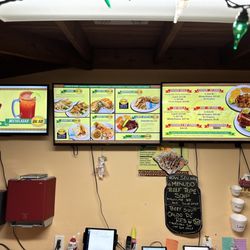 Super Taquerias - Simple menu.