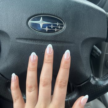 Cindy Nails And Hair - I got acrylics with French tip and chrome. - Nail Salons Near Me - Auburn, California Cindy Nails And Hair - I got acrylics with French tip and chrome. - Nail Salons Near Me - Auburn, California