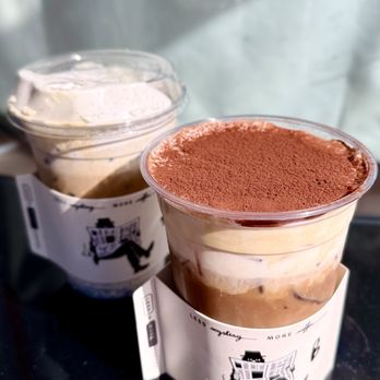Less & More Coffee - Tiramisu Latte and Black Sesame Latte - Coffee & Tea Near Me - Portland, Oregon Less & More Coffee - Tiramisu Latte and Black Sesame Latte - Coffee & Tea Near Me - Portland, Oregon