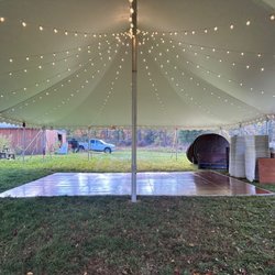 Durants Party Rentals - Century Tent with Bistro Lighting