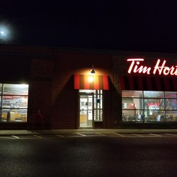 Storefront at night