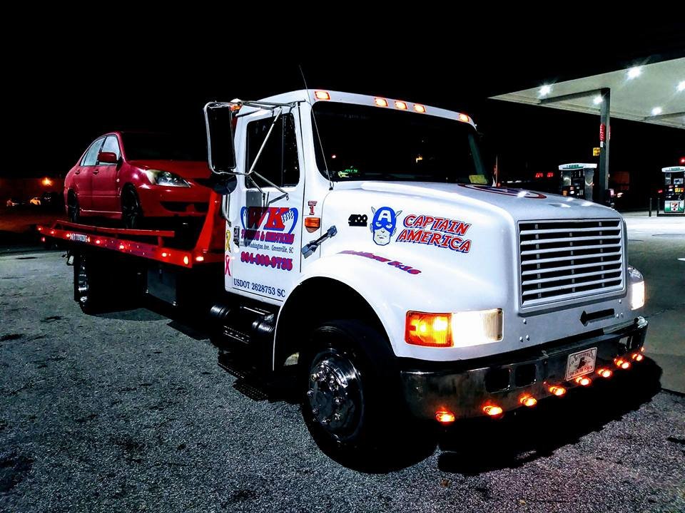 WK TOWING & SERVICES Updated May 2024 510 Old Easley Hwy