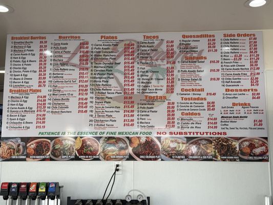 Menu photo 2 Las Palmitas Brawley, CA
