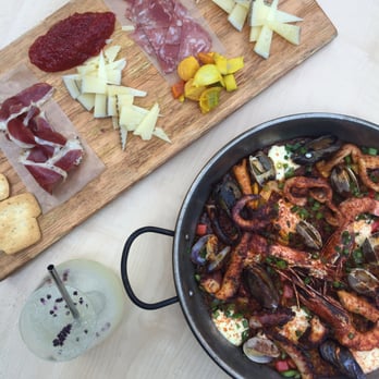 Vaca - Seafood paella and charcuterie board - Tapas/Small Plates Near Me - Costa Mesa, California