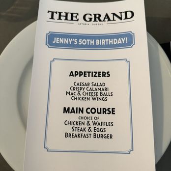 The Grand - Customized menu - American Near Me - Astoria, New York The Grand - Customized menu - American Near Me - Astoria, New York