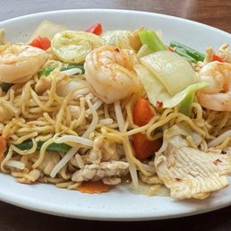 chicken lo mian  with Shrimp