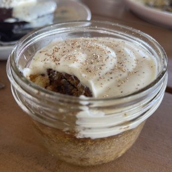 Luma Bar & Eatery - Carrot cake in a jar, everything you don't want in carrot cake - Mediterranean Near Me - Petaluma, California Luma Bar & Eatery - Carrot cake in a jar, everything you don't want in carrot cake - Mediterranean Near Me - Petaluma, California