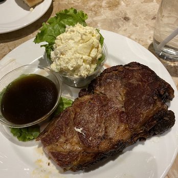 Paradise Grill - Prime rib with potato salad - Cafes Near Me - West Wendover, Nevada
