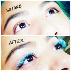 The Lash Cult Studio - Colored volume lash extensions