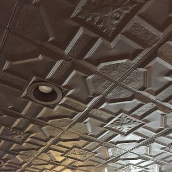 American Tin Ceilings - Additional view of tin ceiling installation. - Building Supplies Near Me - Bradenton, Florida