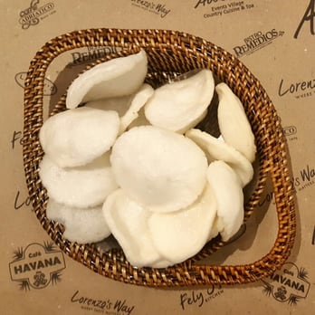 Fely J's Kitchen - Complimentary basket of Kropek - Filipino Near Me - Taguig, NCR