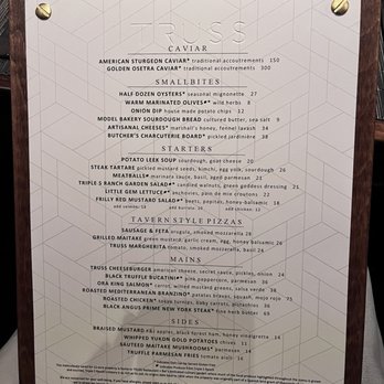 Truss Restaurant & Bar - Menu - New American Near Me - Calistoga, California