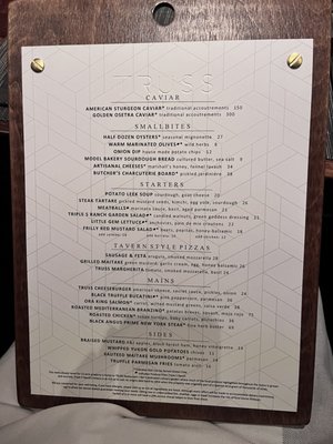 Menu photo 6 Truss Restaurant & Bar Calistoga, CA
