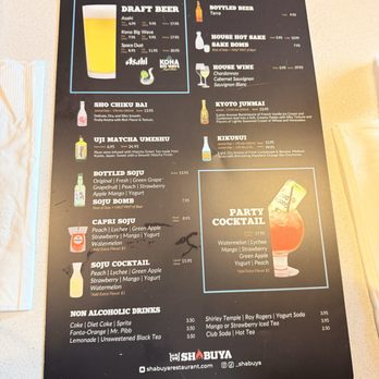 Shabuya - Menu - Hot Pot Near Me - Concord, California