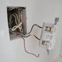 What are those 2 lose wires for? Why isn't the faceplate on?