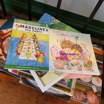 The Tailored Tea - Books at the front for children to borrow and read during their meal :) - Breakfast & Brunch Near Me - Latham, New York The Tailored Tea - Books at the front for children to borrow and read during their meal :) - Breakfast & Brunch Near Me - Latham, New York