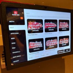 Ordering kiosk Ordering kiosk