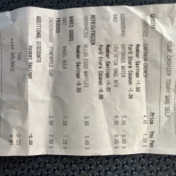 Vons - Additional receipt - Grocery Near Me - Northridge, California Vons - Additional receipt - Grocery Near Me - Northridge, California